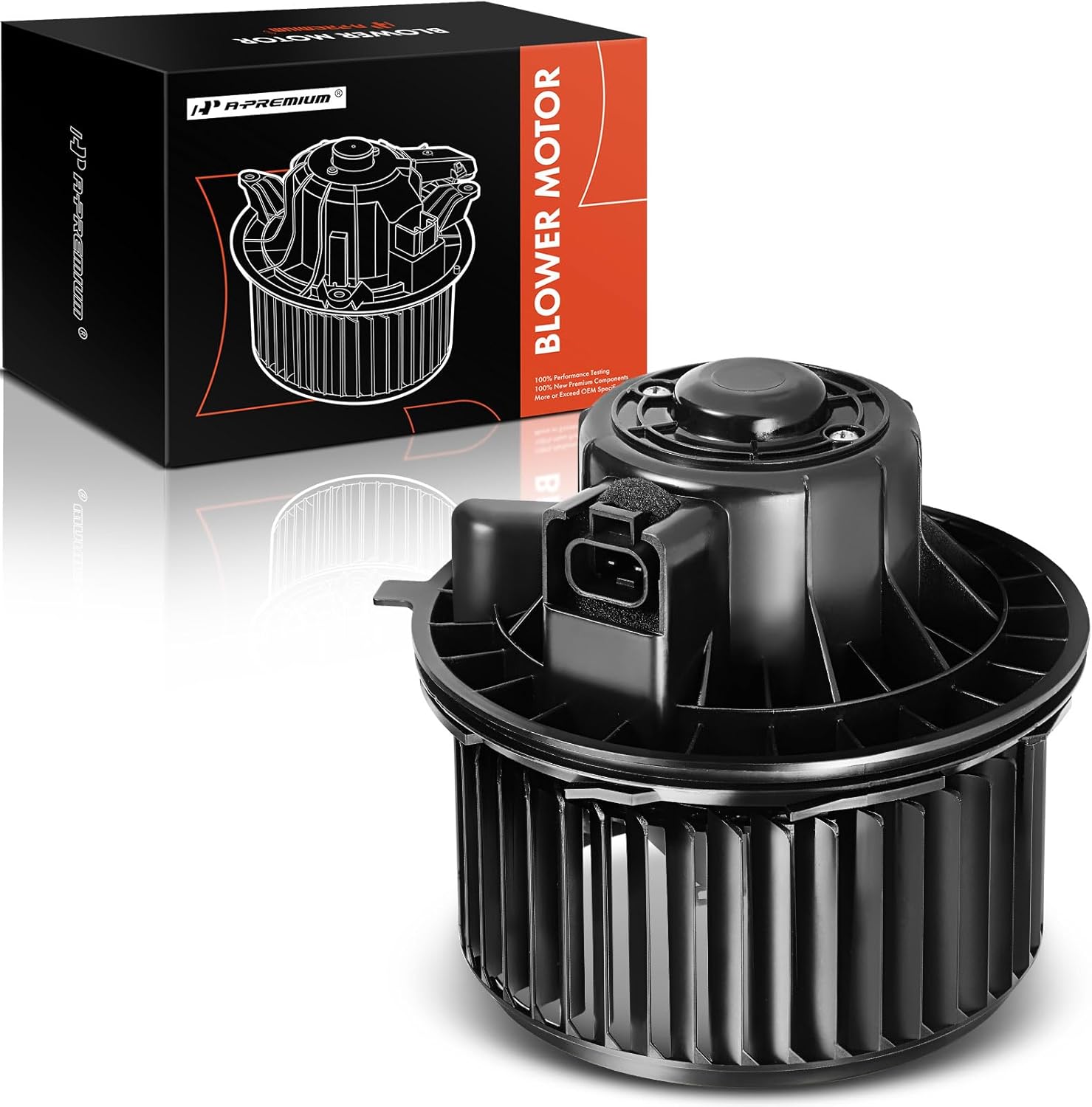 A-Premium Motor de ventilador de calefactor HVAC AC con jaula de ventilador de repuesto para vehículos Chevy, GMC, Cadillac – Silverado 1500, Sierra