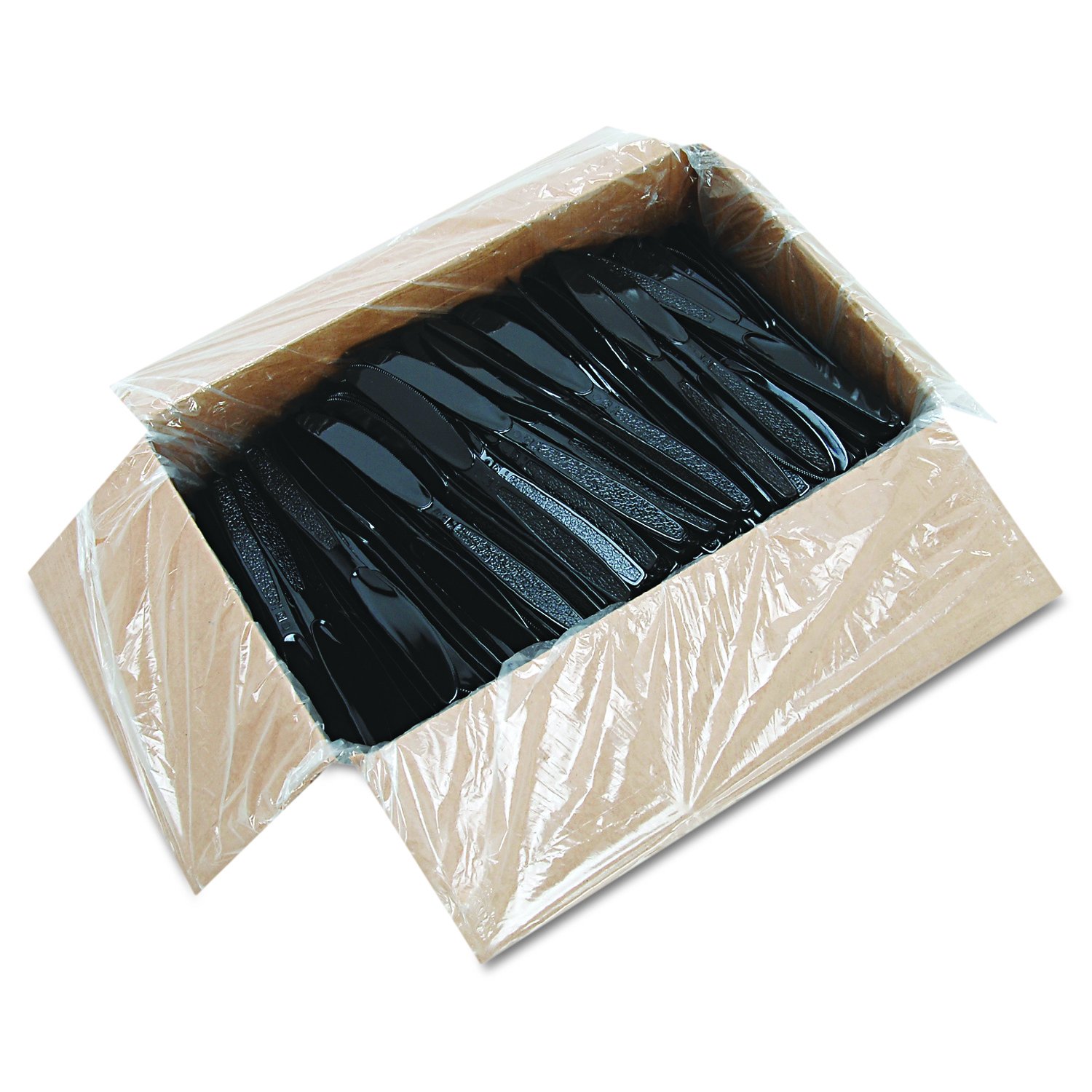 Solo GDR6KN-0004 Cuchillo negro PS de peso extra pesado – a granel (caja de 1000)