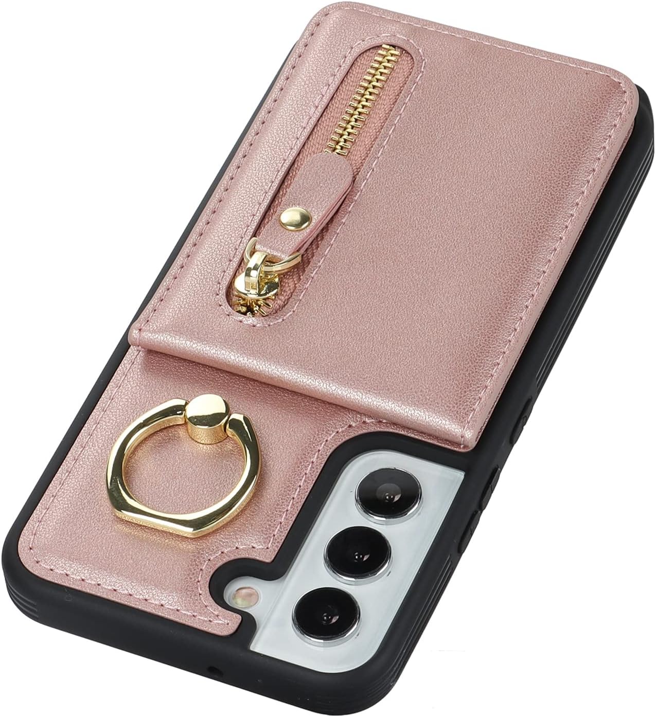 Jaorty Funda para Samsung Galaxy S22 5G para mujer con tarjetero, funda para Samsung S22, cartera cruzada con correa, ranuras para tarjetas de