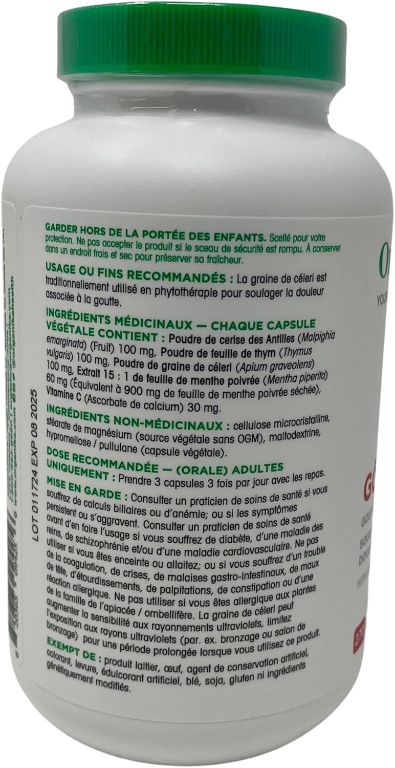 Organika goutrin 270 Cápsulas vegetarianas