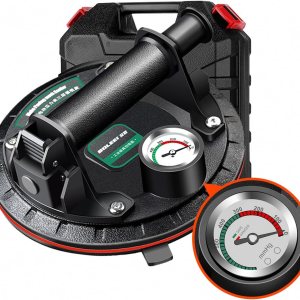 Ventosas de vidrio, elevador de ventosa industrial de 8 pulgadas, capacidad de carga de 440 libras440.9 lbs, ventosa de vacío resistente con medidor Ventosas de vidrio, elevador de ventosa industrial de 8 pulgadas, capacidad de carga de 440 libras440.9 lbs, ventosa de vacío resistente con medidor