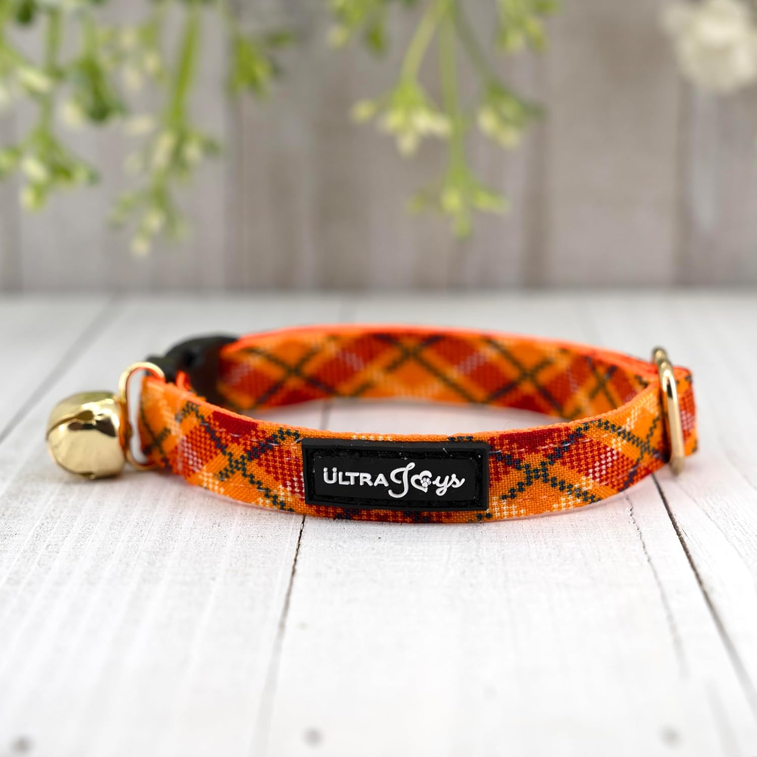 Ultra Joys Collar de gato con campanas  Breakaway para gatos, niños y niñas, collar de gatito con campana, collar para gatos  Collar para gatos