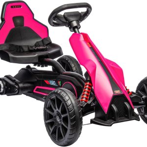 Aosom Go Kart eléctrico de 12 V para niños, juguete para montar al aire libre con accionamiento hacia adelante hacia atrás y velocidad ajustable, Aosom Go Kart eléctrico de 12 V para niños, juguete para montar al aire libre con accionamiento hacia adelante hacia atrás y velocidad ajustable,