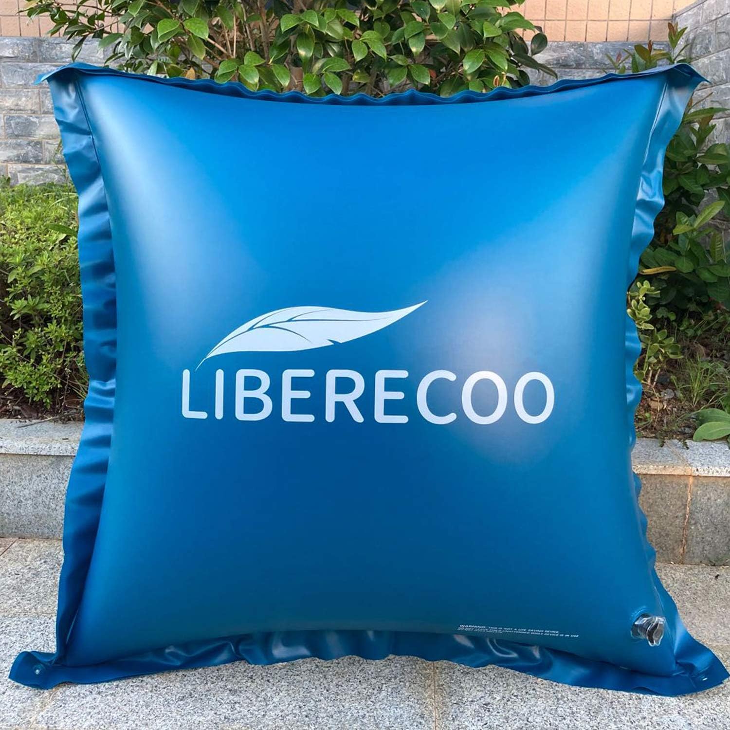 LIBERECOO Almohadas de piscina de 4 x 4 pies para piscinas sobre el suelo, kit de cierre de piscina para invierno, almohada de piscina de invierno.