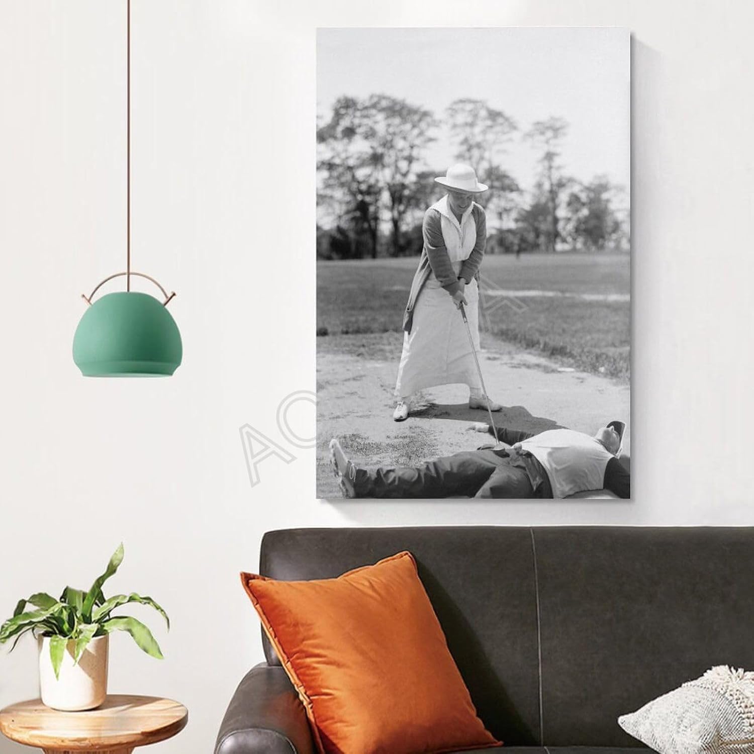 Póster vintage de golf, fotografía divertida de golf, arte en blanco y negro, póster de arte de pared de golf, pósteres e impresiones artísticas de