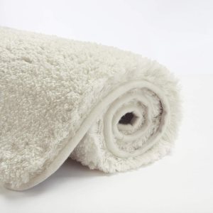 Suchtale – Alfombra peluda de microfibra suave para baño, antideslizante, absorbe el agua, lavable a máquina, alfombra de felpa gruesa para ducha Suchtale – Alfombra peluda de microfibra suave para baño, antideslizante, absorbe el agua, lavable a máquina, alfombra de felpa gruesa para ducha