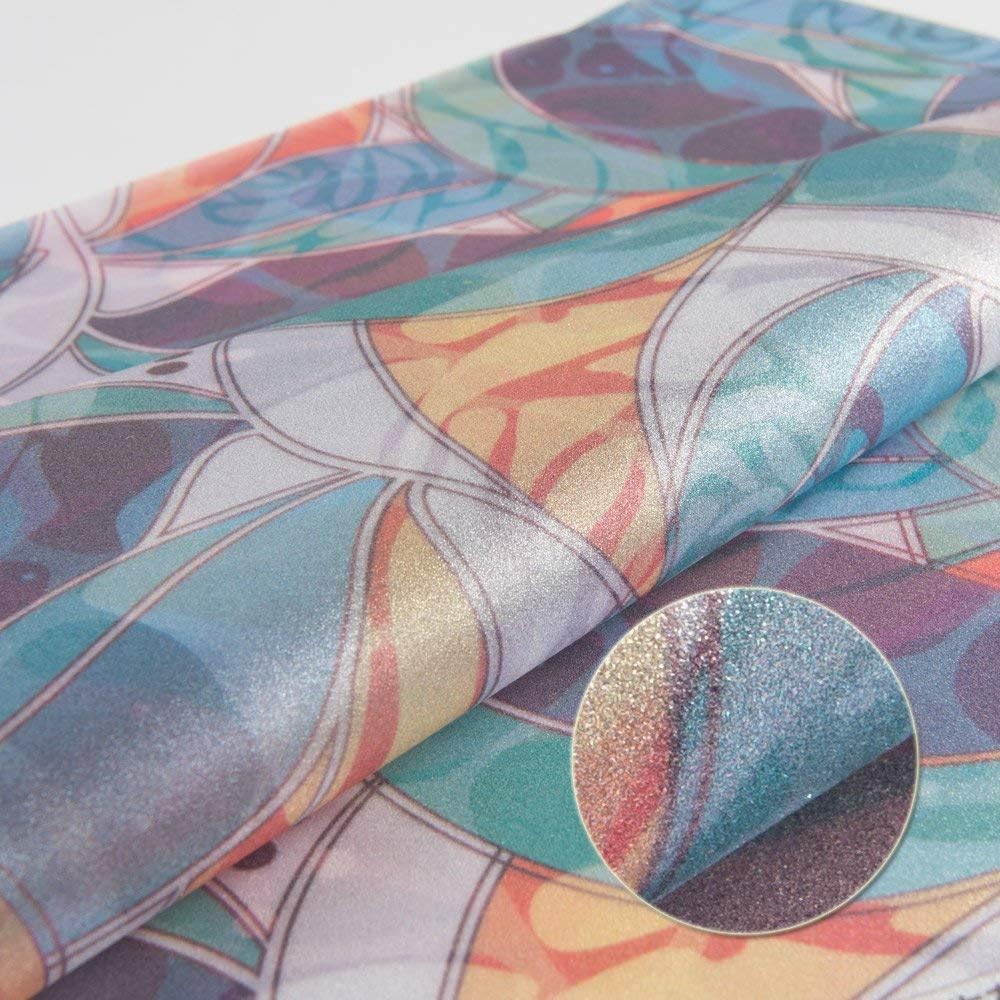 Película decorativa para ventana, película de privacidad esmerilada sin pegamento, película de puerta de vidrieras, bandera estadounidense en el