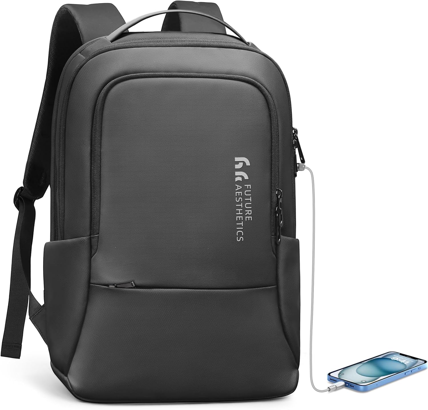 hk Mochila de viaje para laptop, Negro –