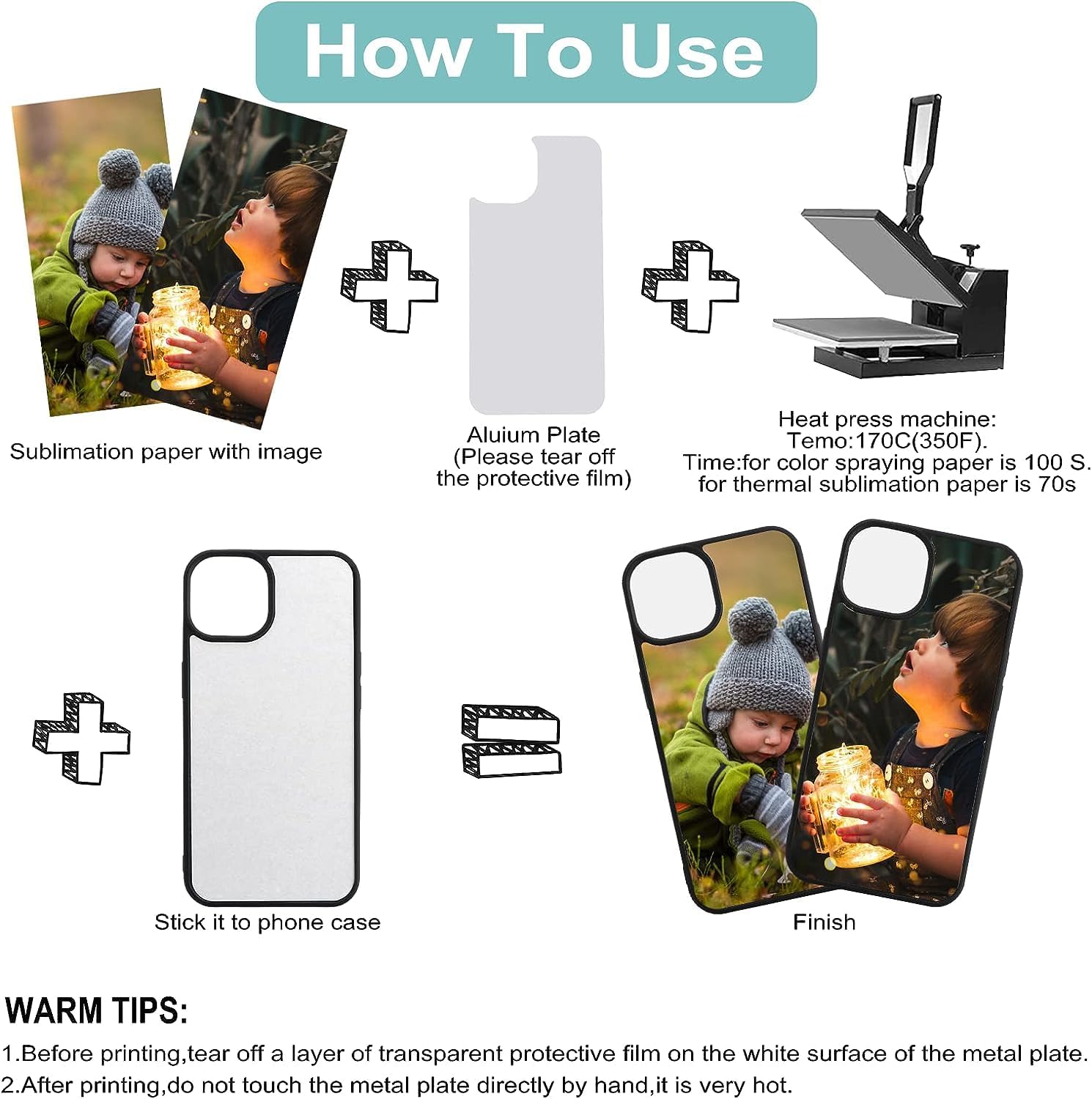 Eouine 5 fundas de teléfono en blanco de sublimación para Apple iPhone 11 Pro Max de 6.5 pulgadas, fundas protectoras personalizadas para teléfono