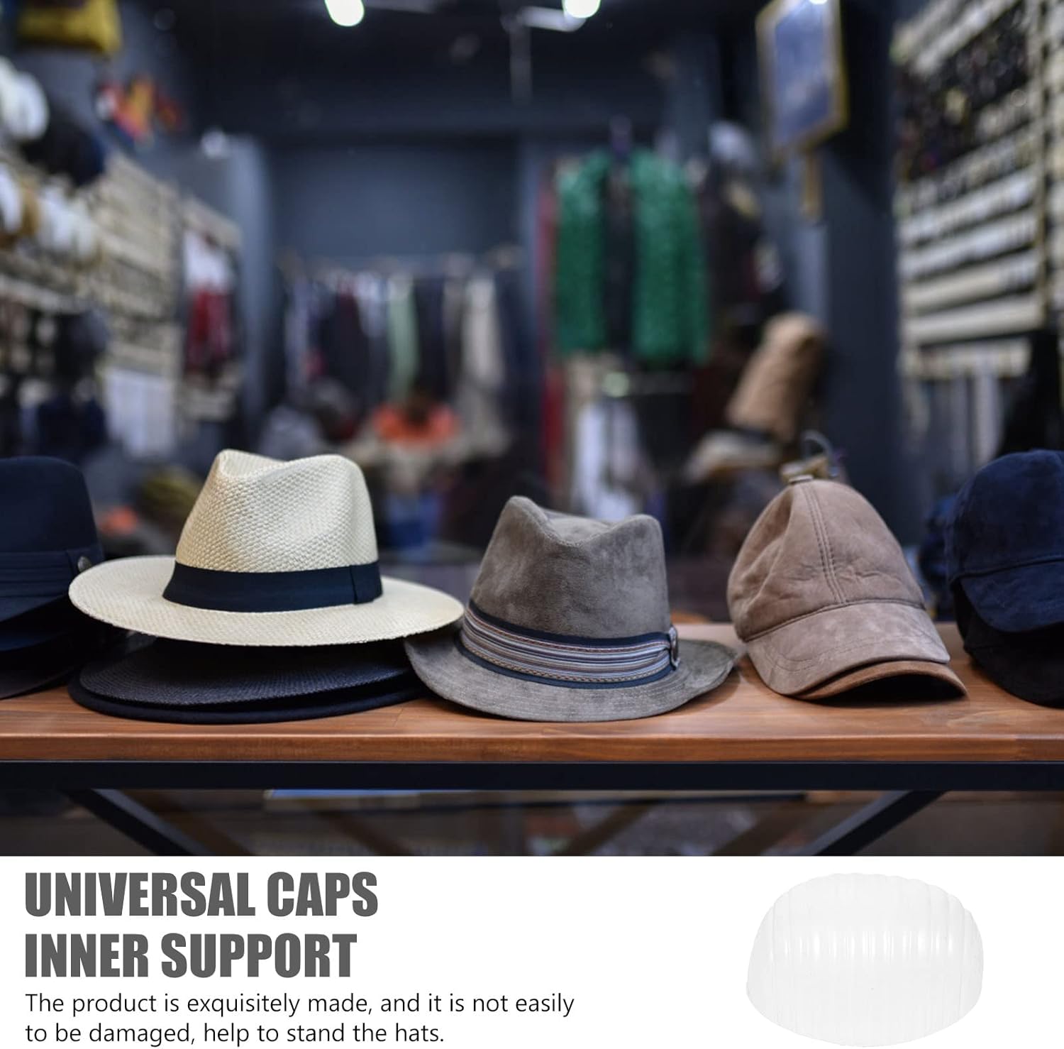 VALICLUD 20 unids tapas universales interiores soportes para gorras de béisbol titulares de gorras de béisbol