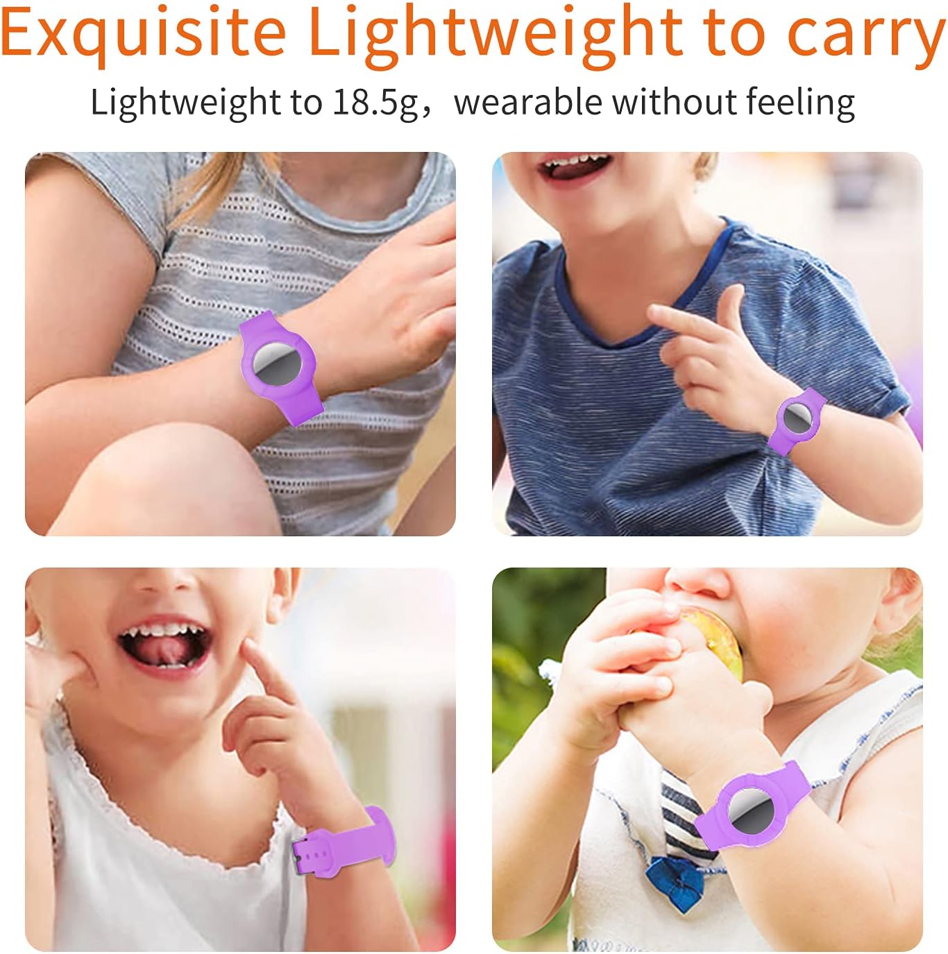 Pulsera Airtag para niños, pulsera Airtag para niños, bebés, ancianos, correa de reloj compatible con AirTag 2021.