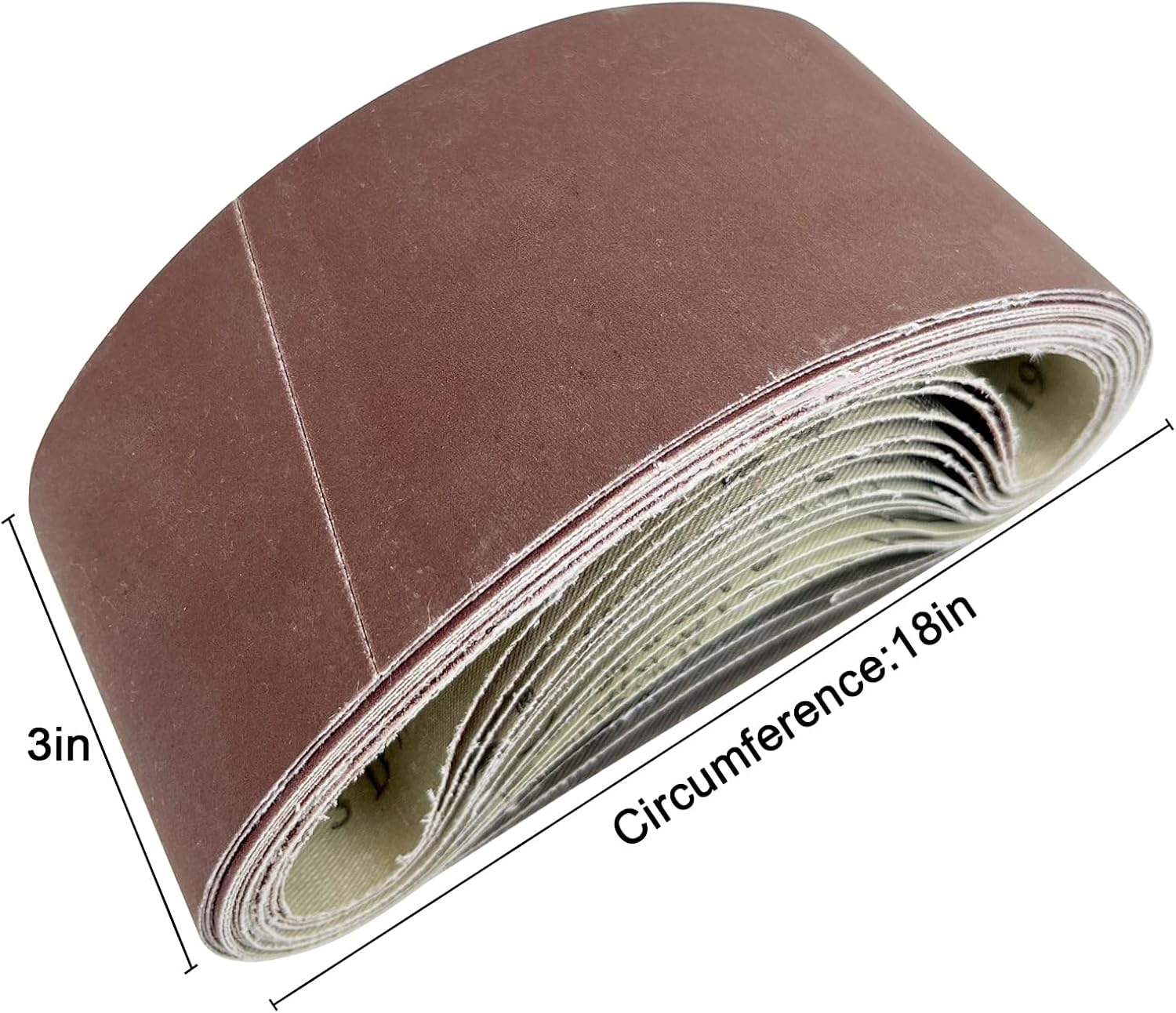 16 correas de lijado de 3 x 18 pulgadas, 2 de cada uno de granos 8001000, 3 de cada uno de granos 80120240400, banda lijadora de óxido de aluminio