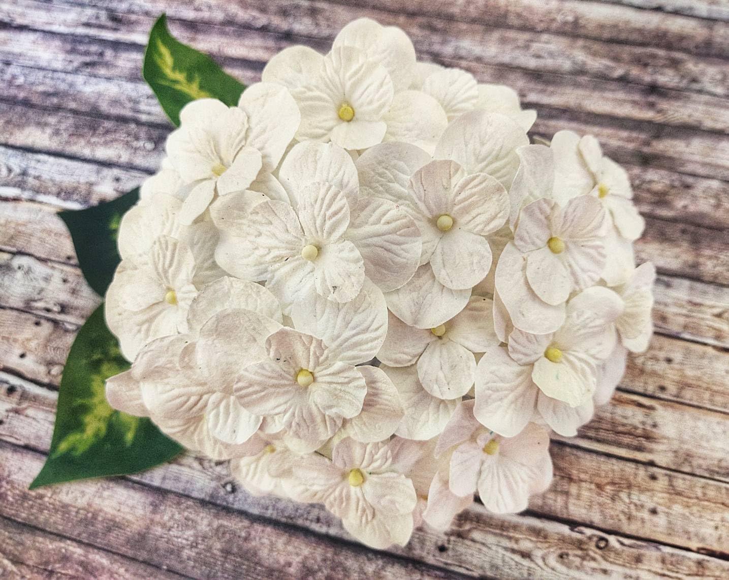 JAKAPAN Flores de hortensias de papel de morera, flores artificiales con tallos de alambre para bodas, fiestas, decoración del hogar, adornos de