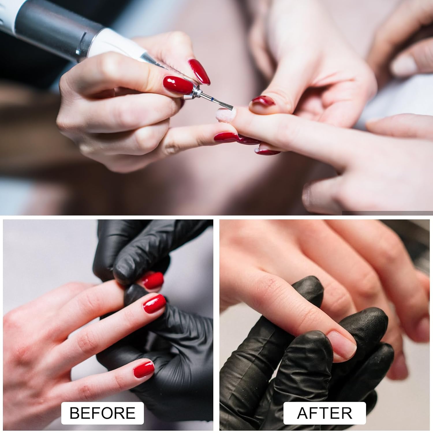 2 brocas de diamante para uñas de carburo cónico micro cutículas, brocas eléctricas rusas para limpiar debajo de las uñas, piel muerta y cutícula,