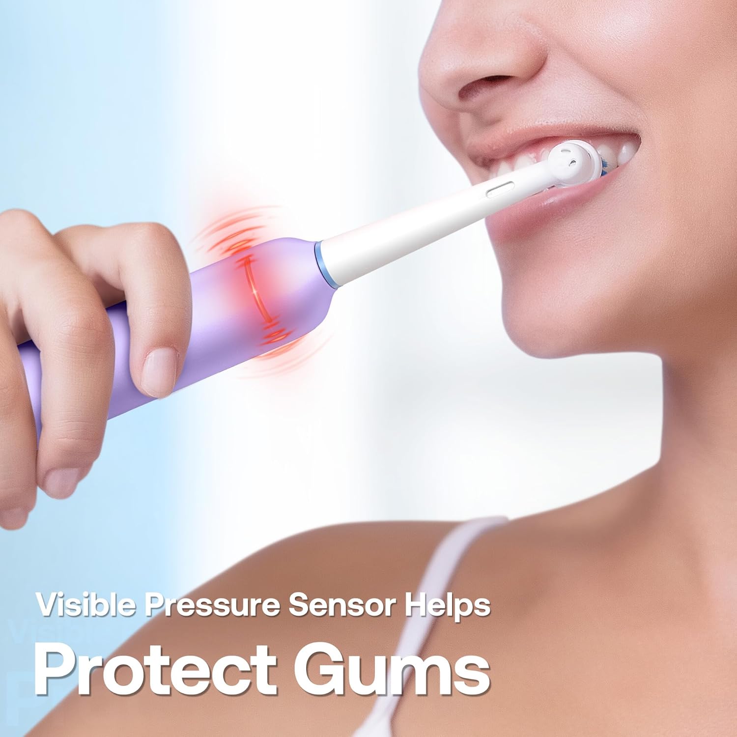 Bitvae Paquete de cepillos de dientes eléctricos ultrasónicos y giratorios para adultos y niños, cepillos de dientes recargables sónicos aceptados
