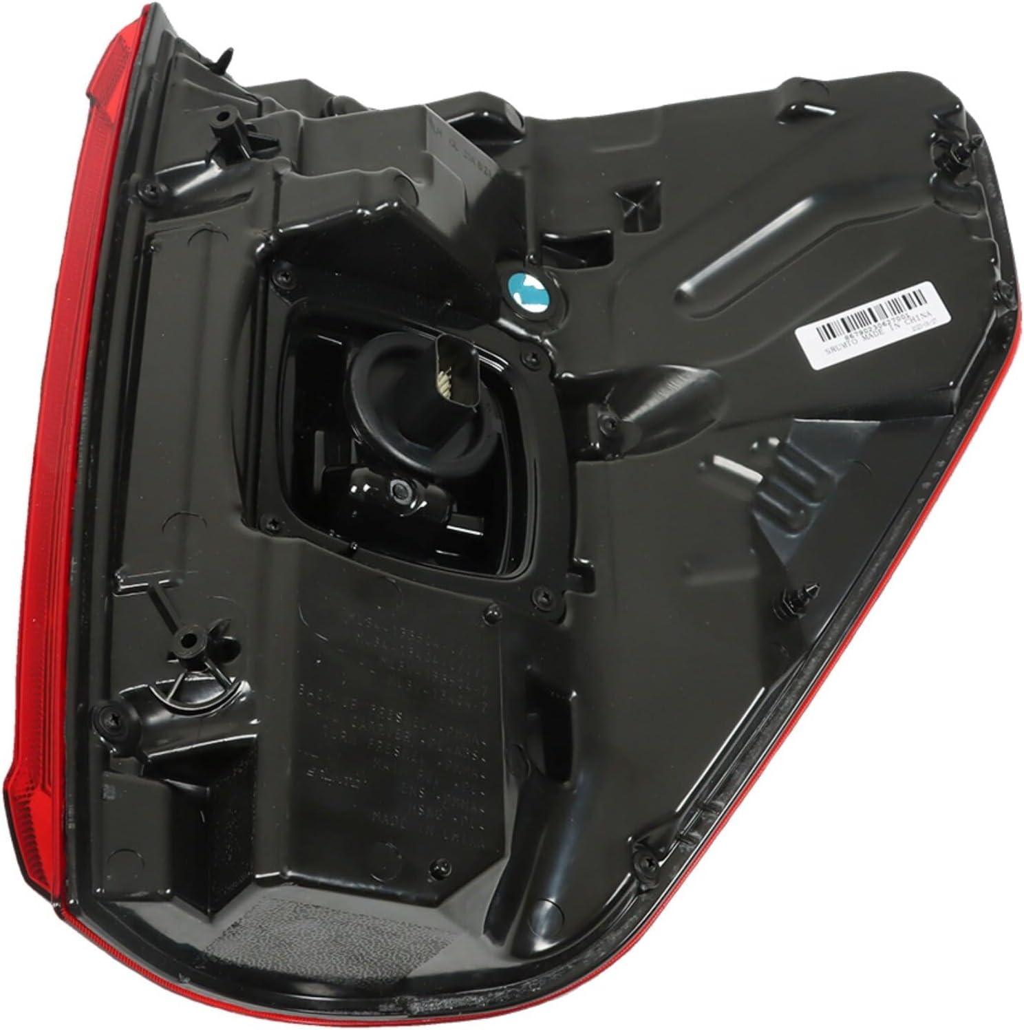 WFLNHB Repalement de montaje de luz trasera izquierda para F150 2021-2023 lado del conductor trasera con lente roja de punto ciego lámpara de freno