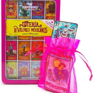 Deluxe Mexican Loteria como se ve en Shark Tank México – Set de bingo mexicano – La forma más divertida de aprender valores y español (Lotería de Deluxe Mexican Loteria como se ve en Shark Tank México – Set de bingo mexicano – La forma más divertida de aprender valores y español (Lotería de
