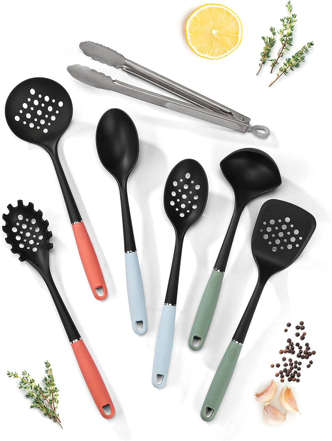 Cuisinart Utensilios de cocina, juego de 7 piezas, negro