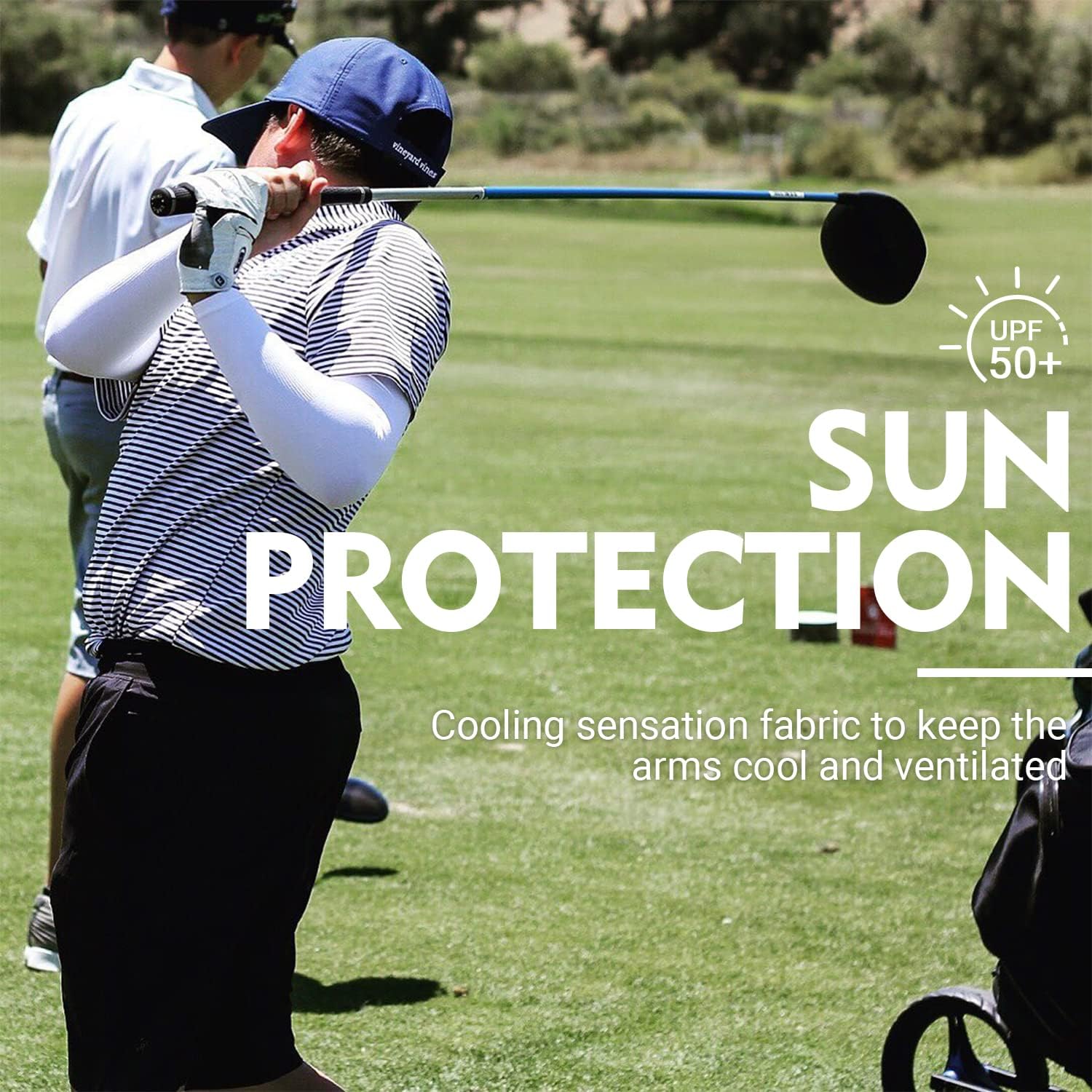 Mangas de protección solar UV para hombres y mujeres, cubierta de tatuajes, manga de enfriamiento UPF 50 para golf, ciclismo