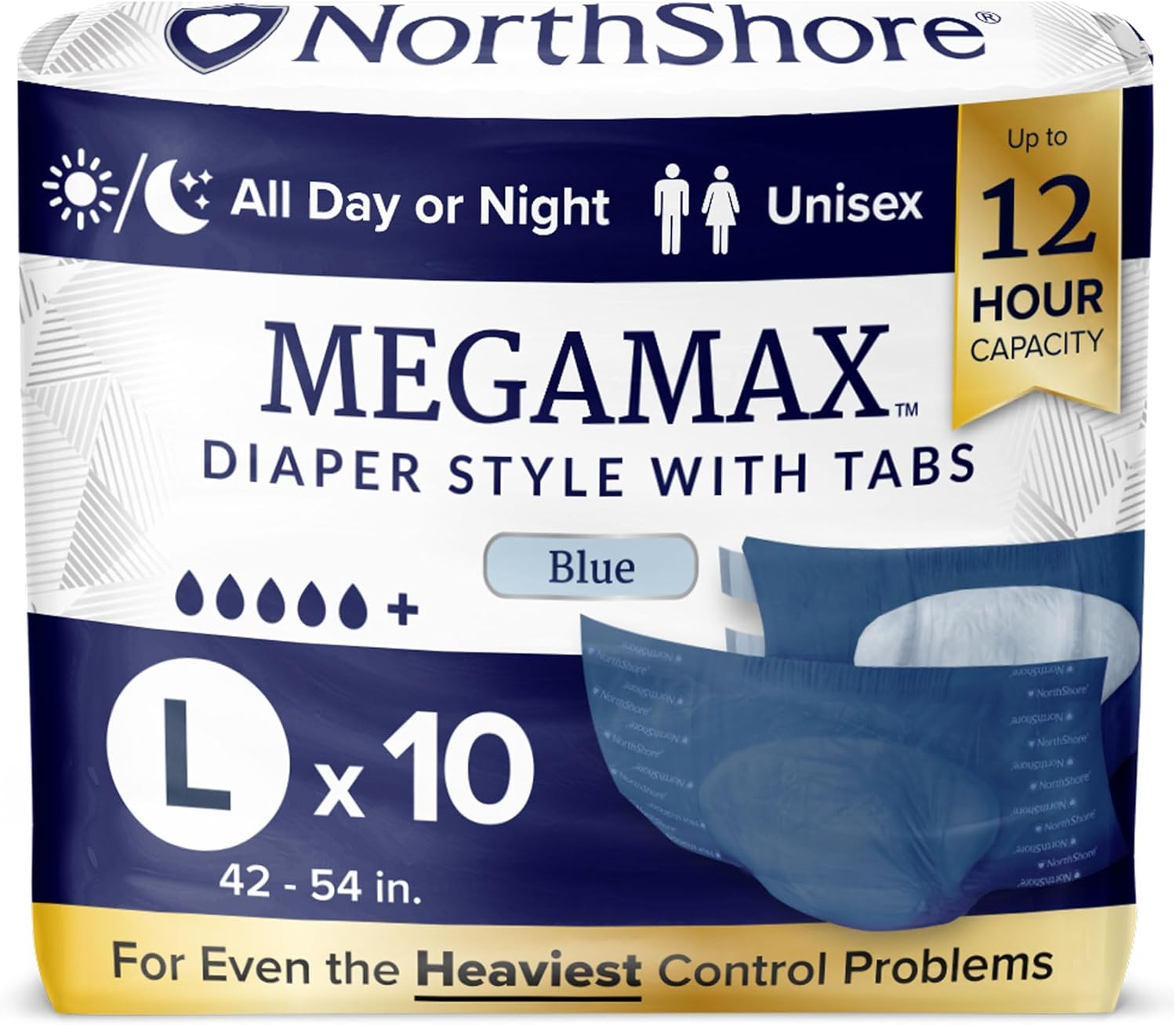 NorthShore MegaMax  Ropa interior desechable para hombre y mujer
