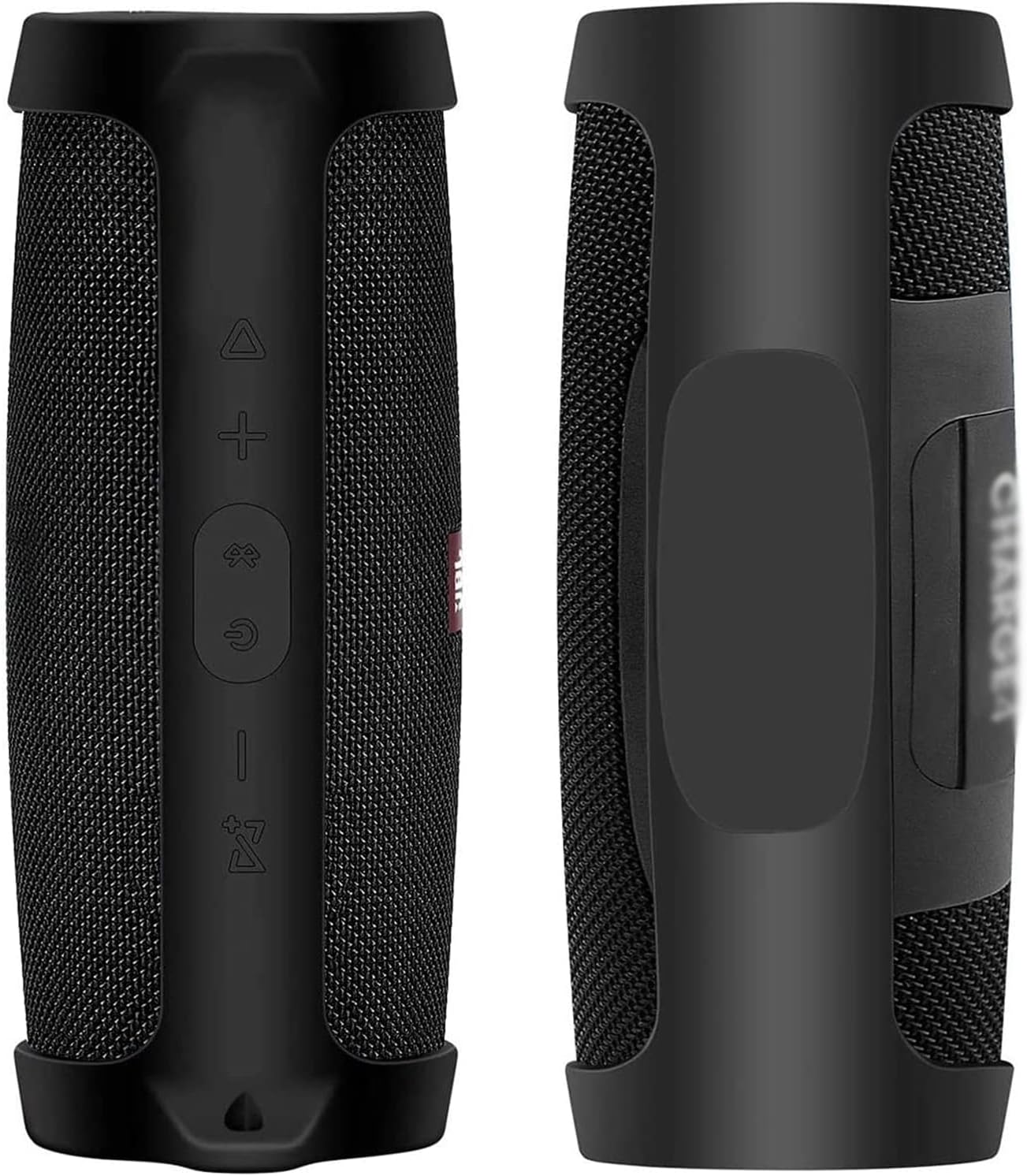 Funda de silicona para JBL Charge 4 portátil impermeable inalámbrico Bluetooth altavoz, gel de viaje, piel suave, bolsa de transporte de goma