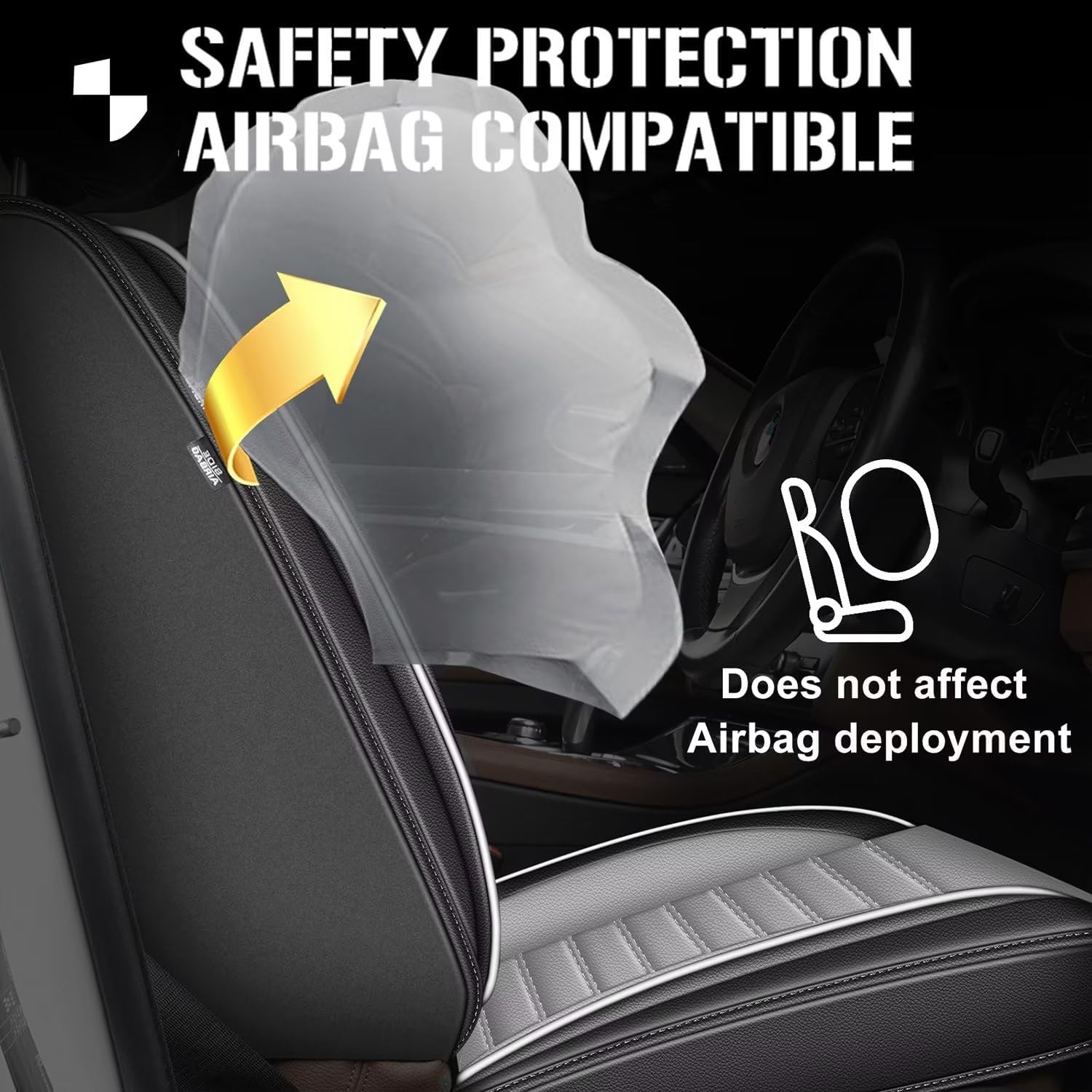 Fundas de asiento de automóvil para Hyundai Santa Fe 2007-2024, juego completo de 5 asientos, impermeable, de piel sintética, protector de cojín