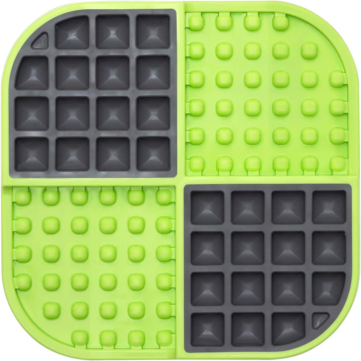 LickiMat Slomo, comederos lentos para perros, reductor de ansiedad y aburrimiento perfecto para alimentos, golosinas, yogur o mantequilla de maní.