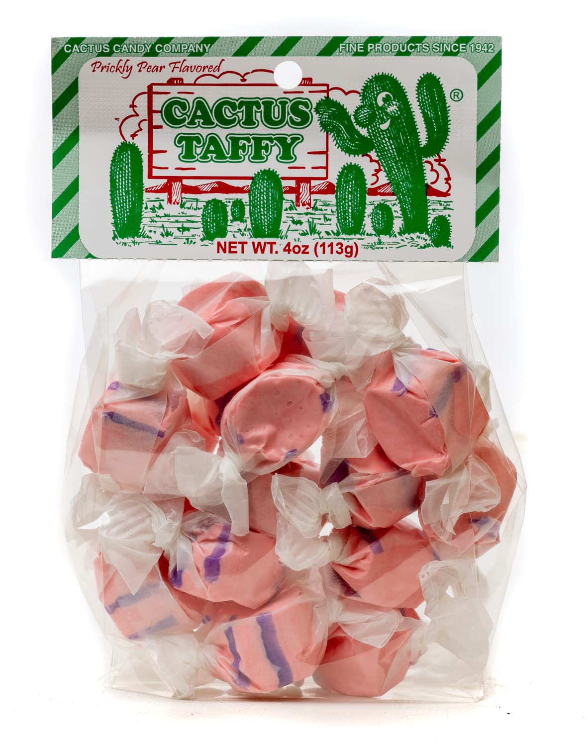 Cactus Candy Company – Taffy de tuna  Un dulce dulce único hecho en Arizona (4 onzas)