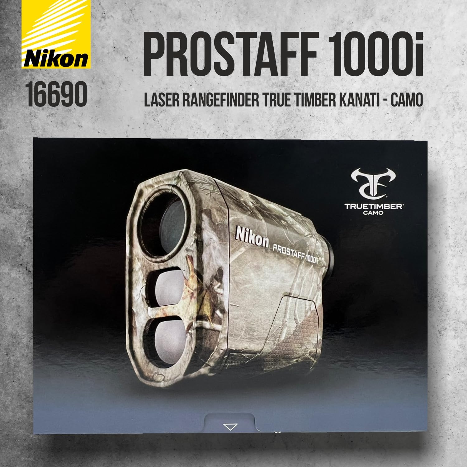 Nikon Telémetro láser PROSTAFF 1000i TrueTimber Kanati – Camo con paquete Wearable4U