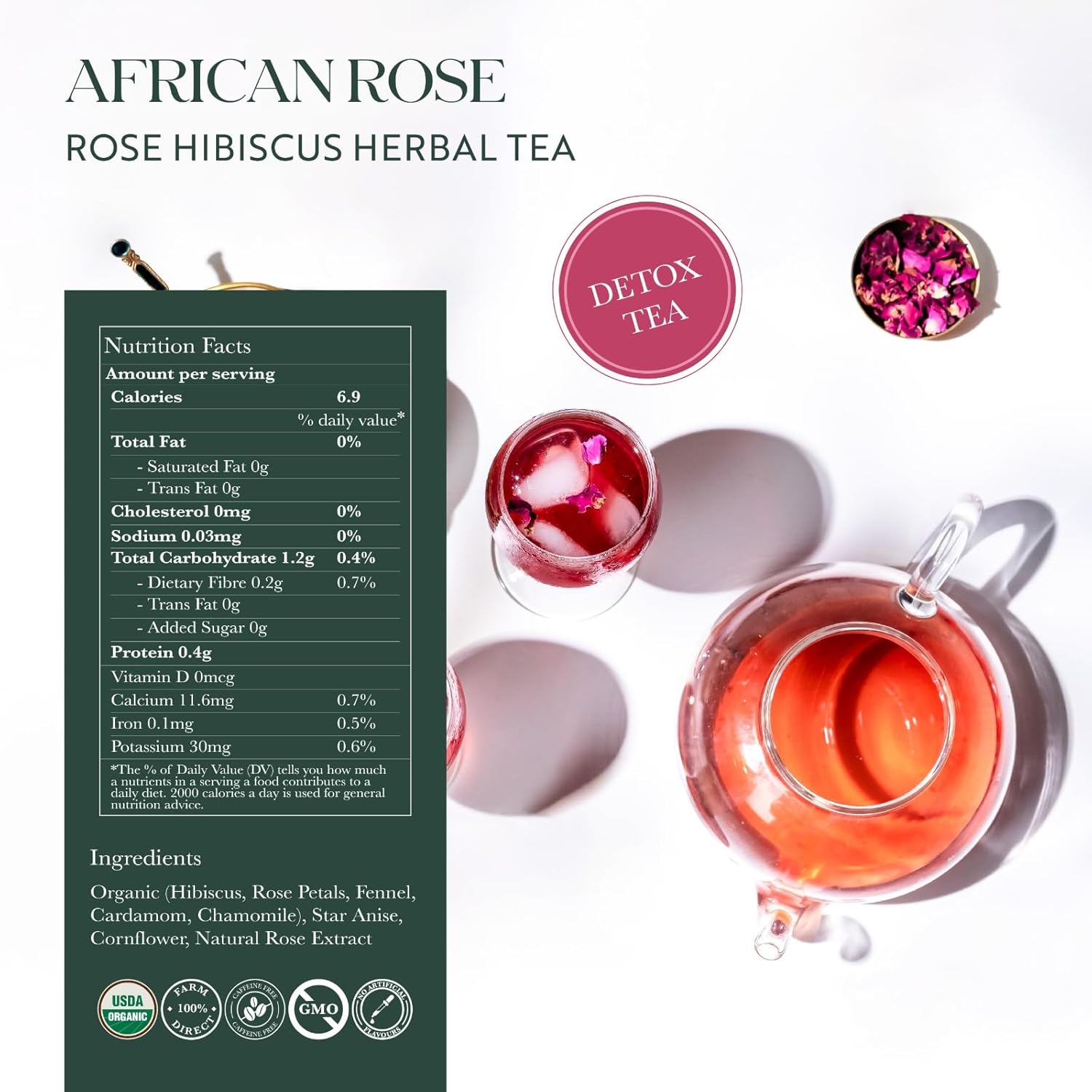 Luxmi Estates – Juego de regalo de té de hierbas orgánico surtido  4 tés de hierbas, 100 bolsitas de té  Caja de regalo de bienestar durante todo el