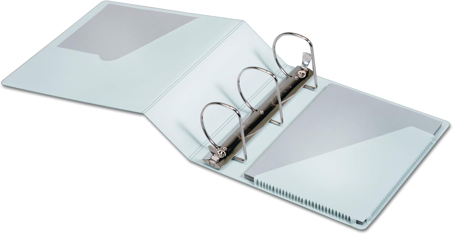Cardinal SuperStrength ClearVue – Carpeta de anillas inclinadas en D, 4 pulgadas, color blanco (10800V2)