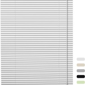 HOTSOON Mini persianas de aluminio para ventanas, sin cordón, para oscurecer la habitación, persianas venecianas horizontales de metal, de 1 HOTSOON Mini persianas de aluminio para ventanas, sin cordón, para oscurecer la habitación, persianas venecianas horizontales de metal, de 1