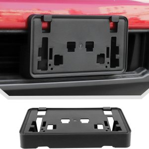 JeCar Soporte de montaje para placa de matrícula F150 compatible con Ford F150 2021+ Marco de soporte de placa frontal (negro) JeCar Soporte de montaje para placa de matrícula F150 compatible con Ford F150 2021+ Marco de soporte de placa frontal (negro)