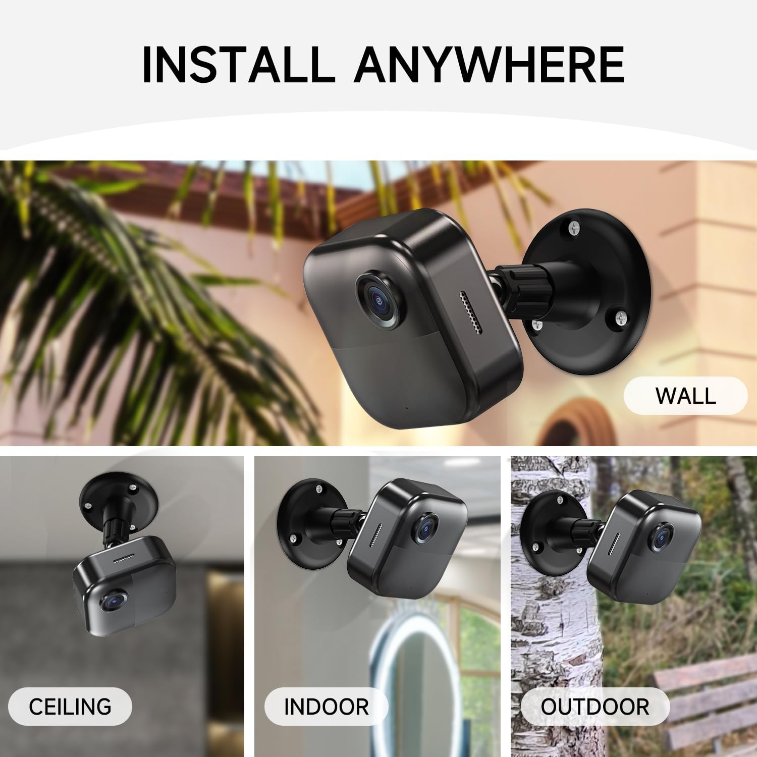 Soporte de pared para cámara Blink Outdoor 4, soporte de pared ajustable de 360 para Blink al aire libre e interior, Blink XT  XT2, sistema de