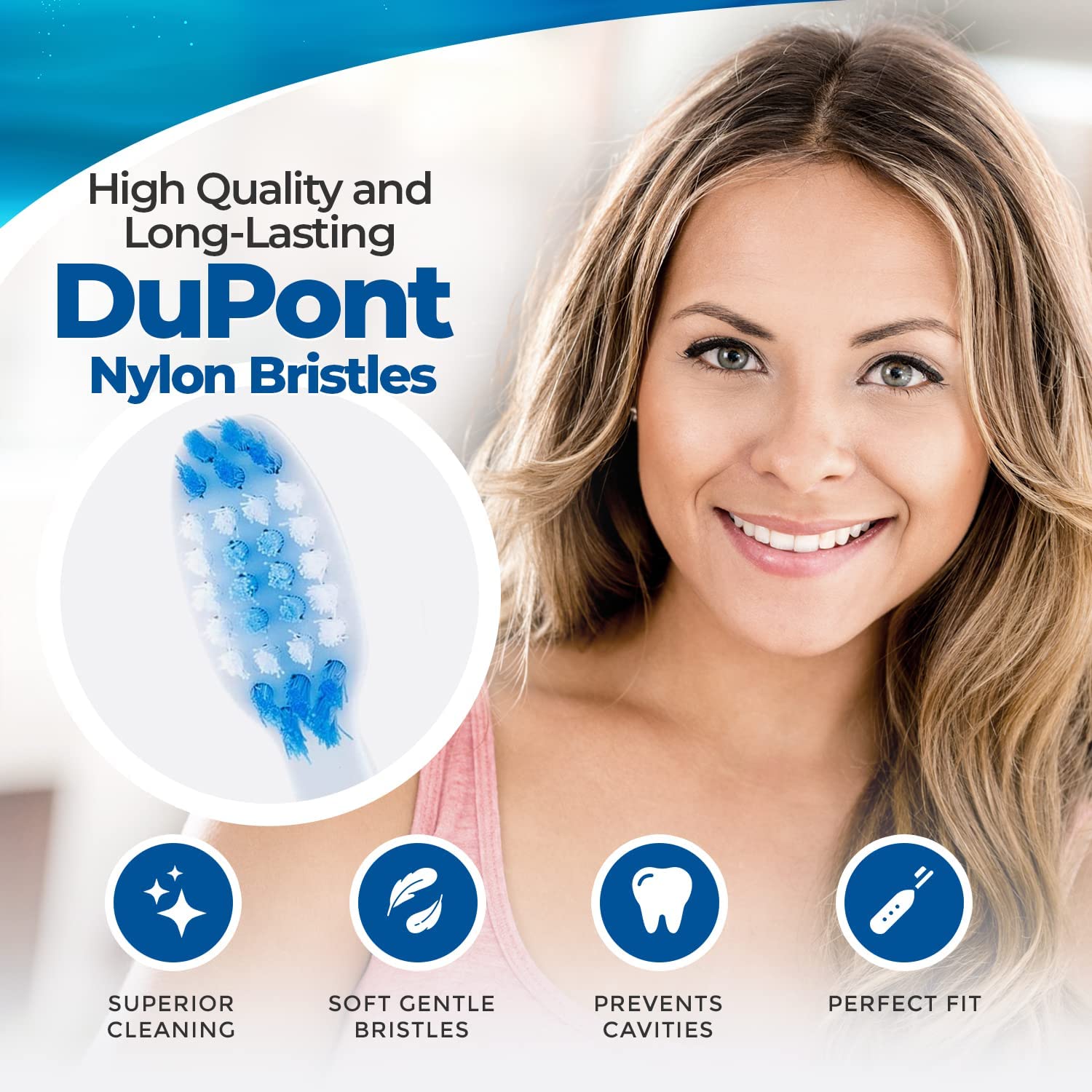 Pop Sonic The Ultimate Pro Cepillo de dientes (oro rosa) Paquete de 2 cabezales de repuesto  Cepillo de dientes recargable con hasta 40,000 trazos