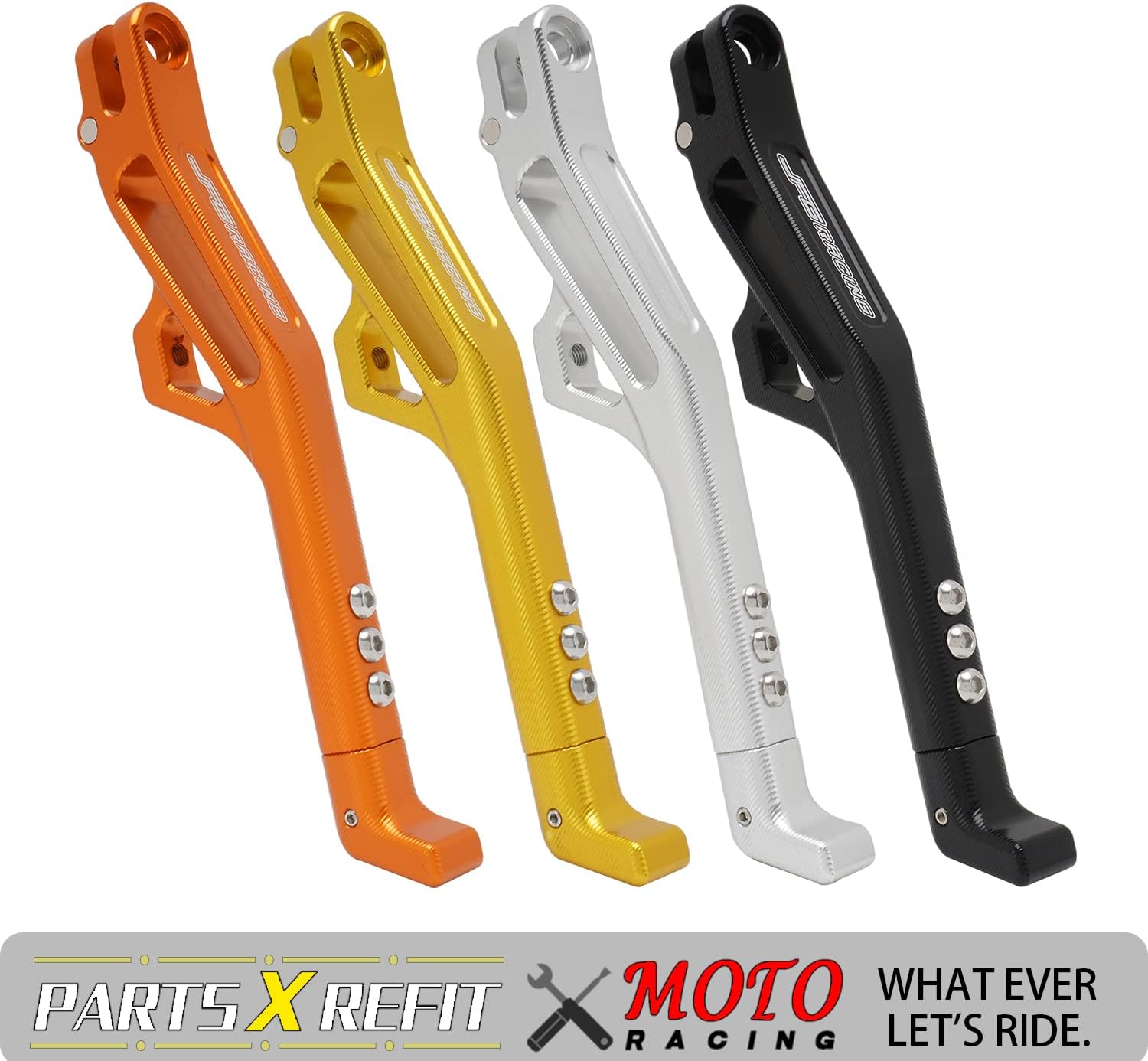 JFG RACING Sur Ron Kickstand, soporte lateral de aleación de aluminio CNC ajustable para Surron Light Bee SX Segway X160X260 Talaria Sting Sliver