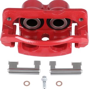 SCITOO Pinza de freno delantera izquierda con soporte 18-B4729 rojo compatible para Cadillac 02-06 para Chevrolet 99-13 para GMC 99-13 para Hummer SCITOO Pinza de freno delantera izquierda con soporte 18-B4729 rojo compatible para Cadillac 02-06 para Chevrolet 99-13 para GMC 99-13 para Hummer