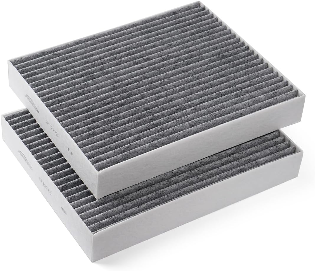 Paquete de 2 filtros de aire de cabina HEPA para Ford Bronco 2021 2022 2023 2024 repuesto de filtro de cabina de carbón activado VF2078 CF12772