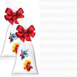 Paquete de 200 bolsas de pescado, bolsas de transporte de pescado, bolsas de plástico transparentes para peces vivos, embalaje y transporte, bolsas Paquete de 200 bolsas de pescado, bolsas de transporte de pescado, bolsas de plástico transparentes para peces vivos, embalaje y transporte, bolsas