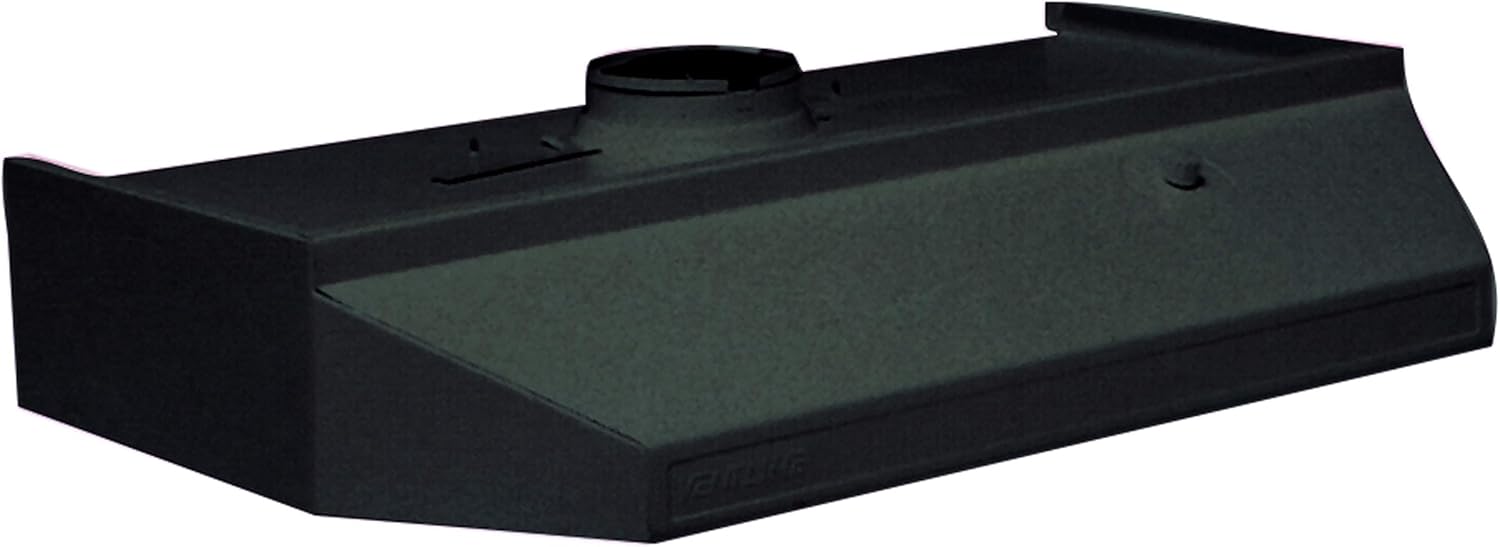 Ventline PH62-S20BC-2 Serie PH Campana extractora lisa 120V CA – 12″ x 20″, color negro