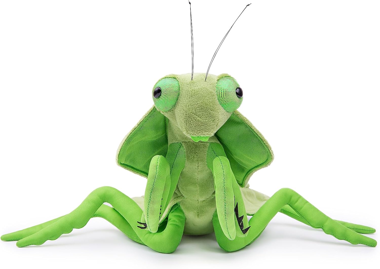 ZHONGXIN MADE Juguete de peluche de mantis de espada grande china de simulación, animal de peluche de mantis suave, juguete suave de 14 pulgadas