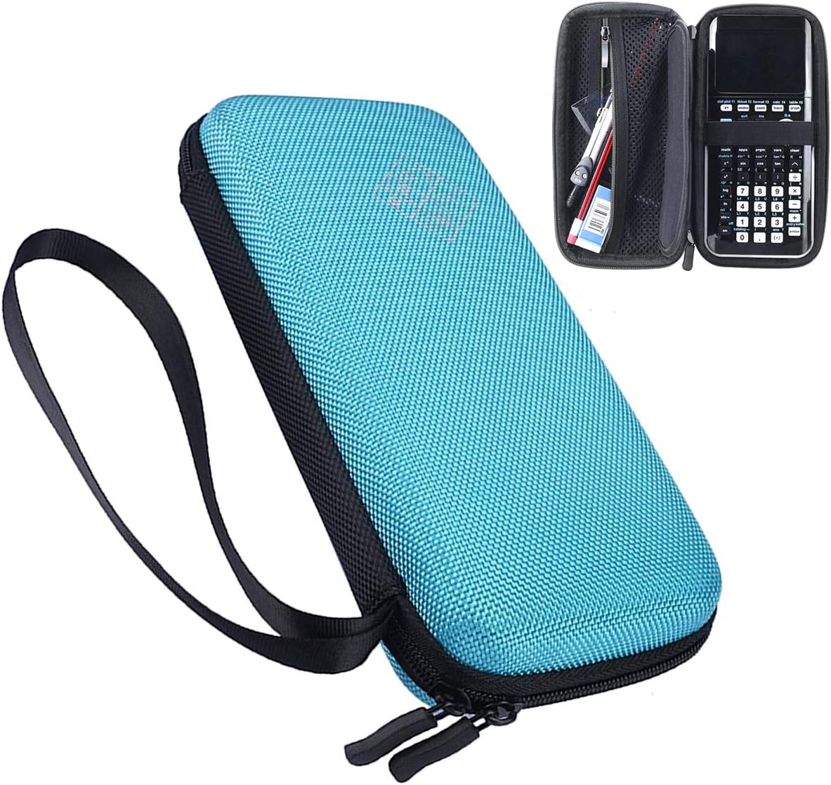 Xberstar, estuche duro de EVA para guardar y transportar calculadora gráfica de Texas Instruments y otros elementos TI-84  83  Plus CE, estuche de