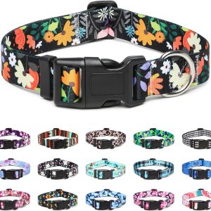 Mercano Collar ajustable para perro  Patrones de diseño especial, collar de nailon suave cómodo y duradero para mascotas para perros pequeños, Mercano Collar ajustable para perro  Patrones de diseño especial, collar de nailon suave cómodo y duradero para mascotas para perros pequeños,