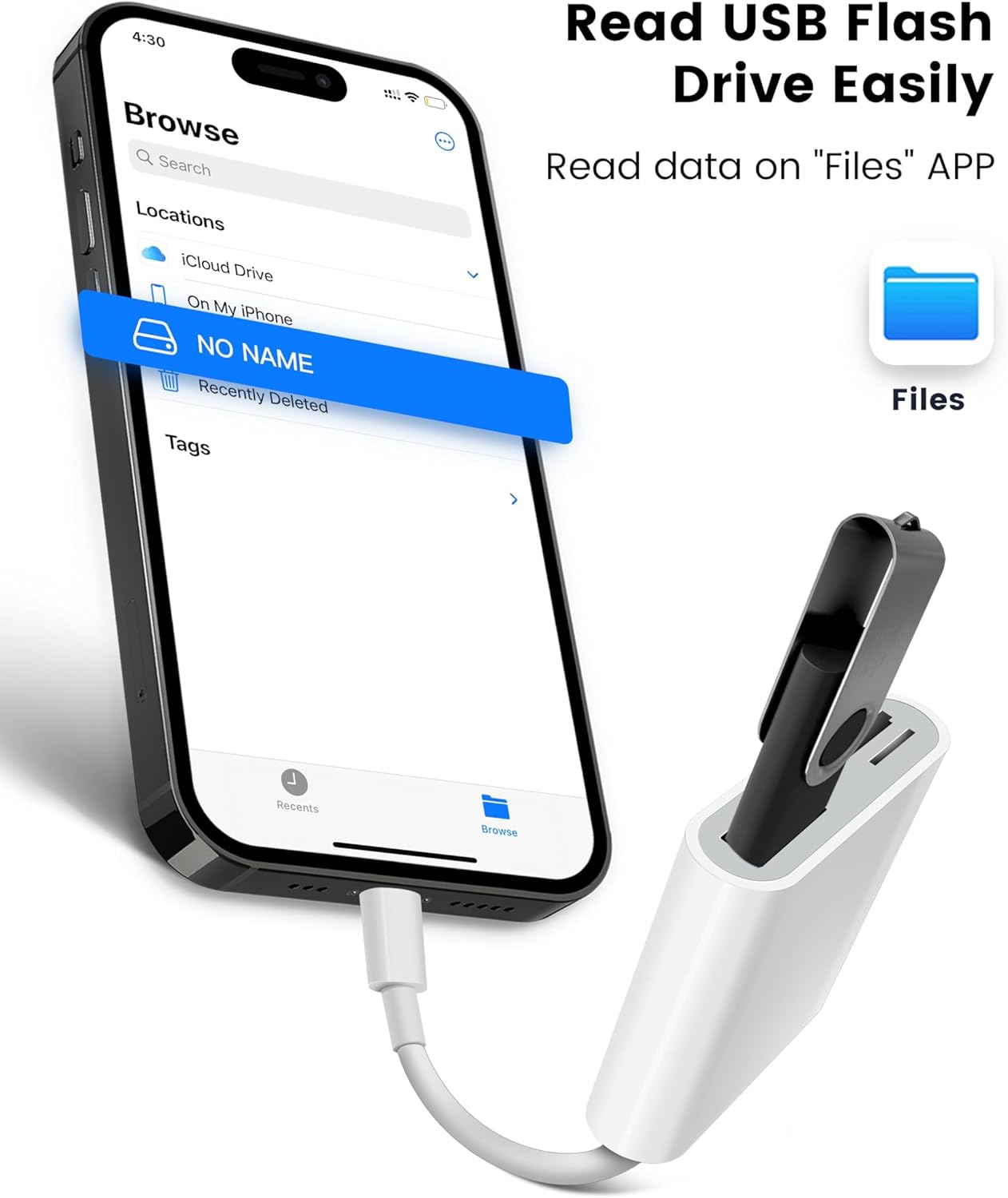 Lector de tarjetas SD USB C para iPhone 15 iPad Mac 3 en 1 Adaptador de tarjeta de cámara de memoria USB-C con ranuras dobles y puerto USB para Mac