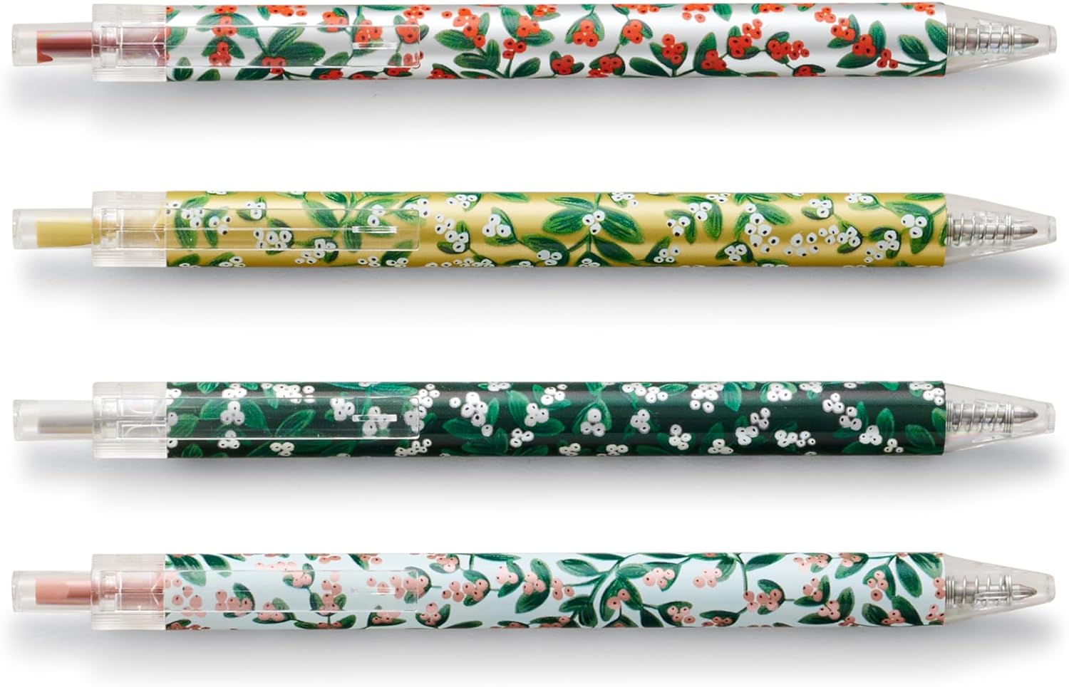 RIFLE PAPER CO. Paquete de bloc de notas y bolígrafo de gel  Bloc de notas de Navidad para listas de tareas, notas y entradas de diario, regalos de