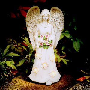 Estatuas de ángel de jardín para decoración al aire libre, figuras de jardín de 10 pulgadas con 5 LED, decoración artística para patio, césped, Estatuas de ángel de jardín para decoración al aire libre, figuras de jardín de 10 pulgadas con 5 LED, decoración artística para patio, césped,