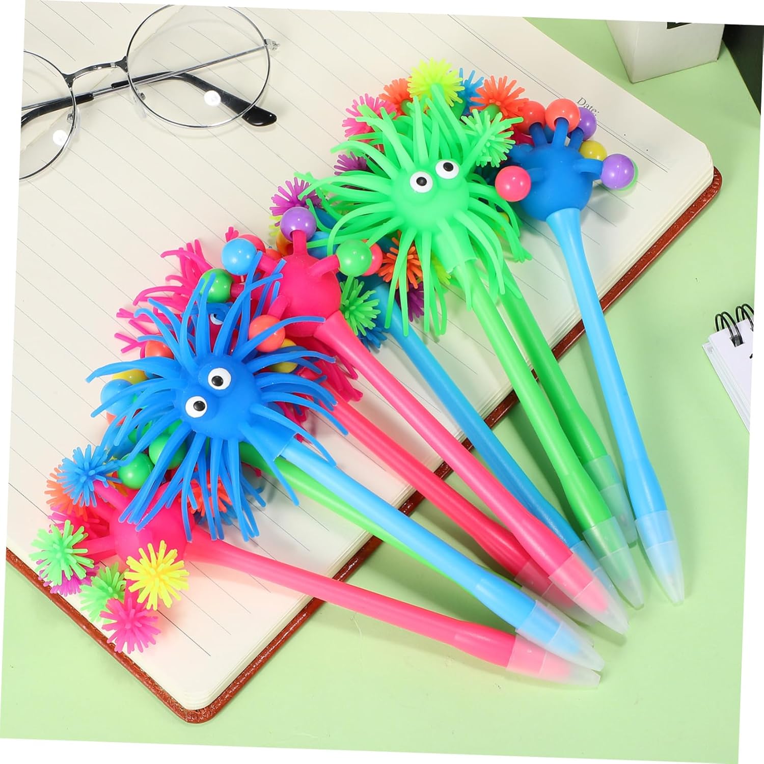 Toyvian 9 unids bolígrafos de bolas de oficina papelería creativos bolígrafos estudiantes bolígrafo bolígrafo oficina bolígrafo dibujos animados