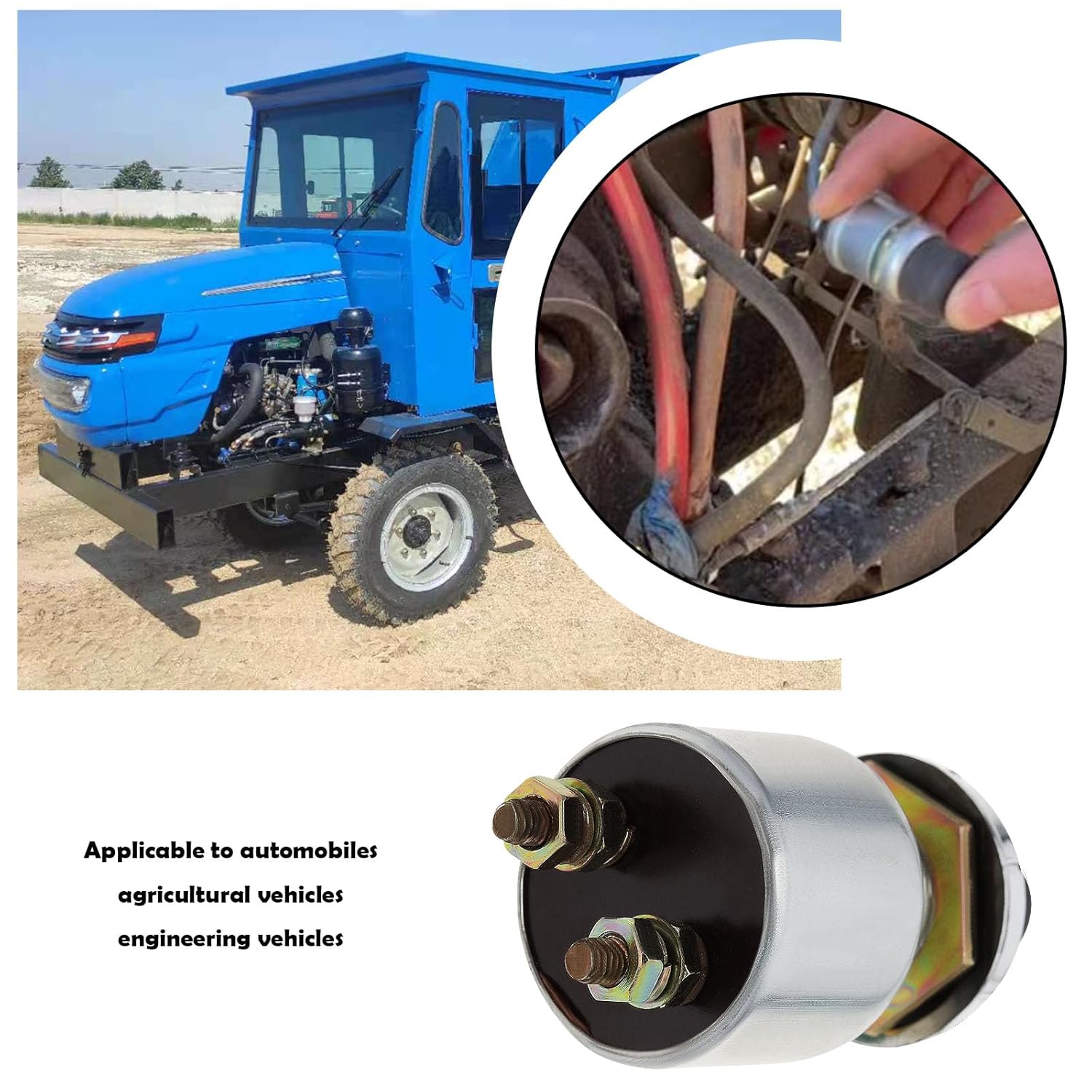 Interruptor de arranque de coche, botón de arranque de repuesto, botón de reinicio automático, accesorios para automóviles, vehículos agrícolas,