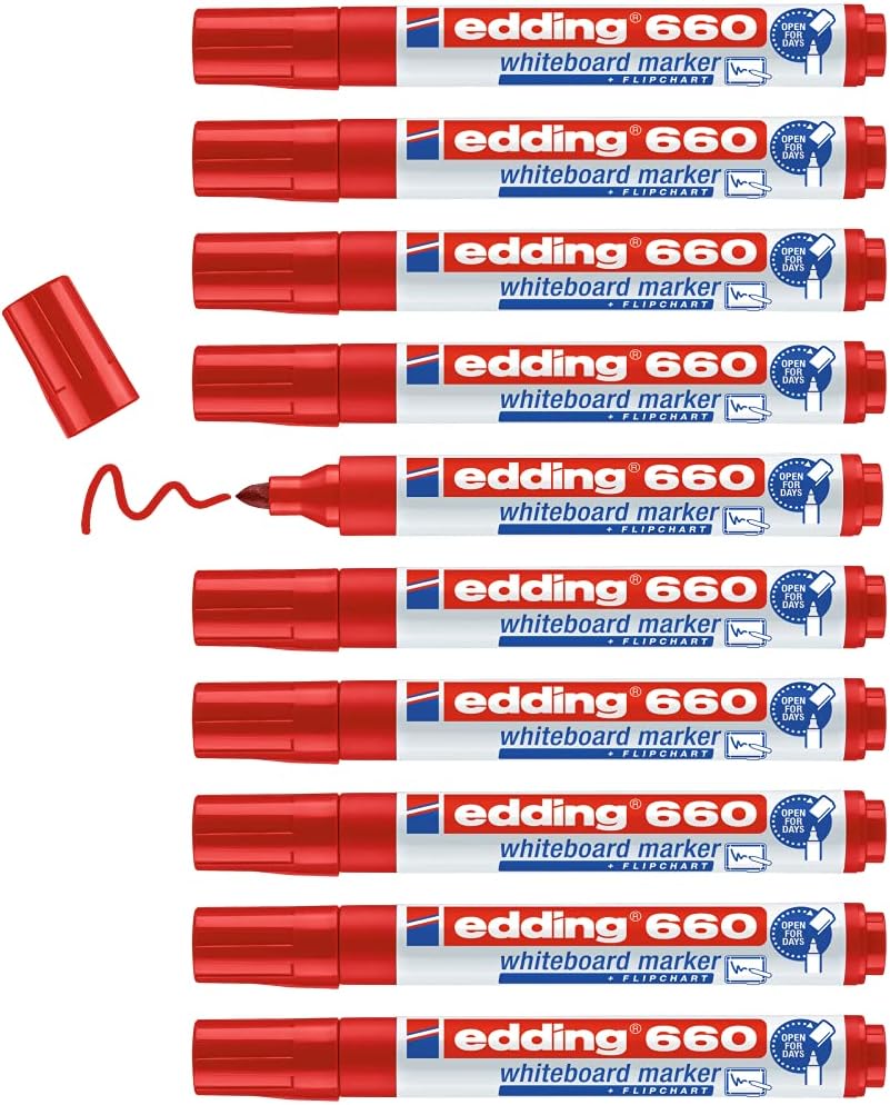 ROTULADOR PIZARRA EDDING 660 ROJO