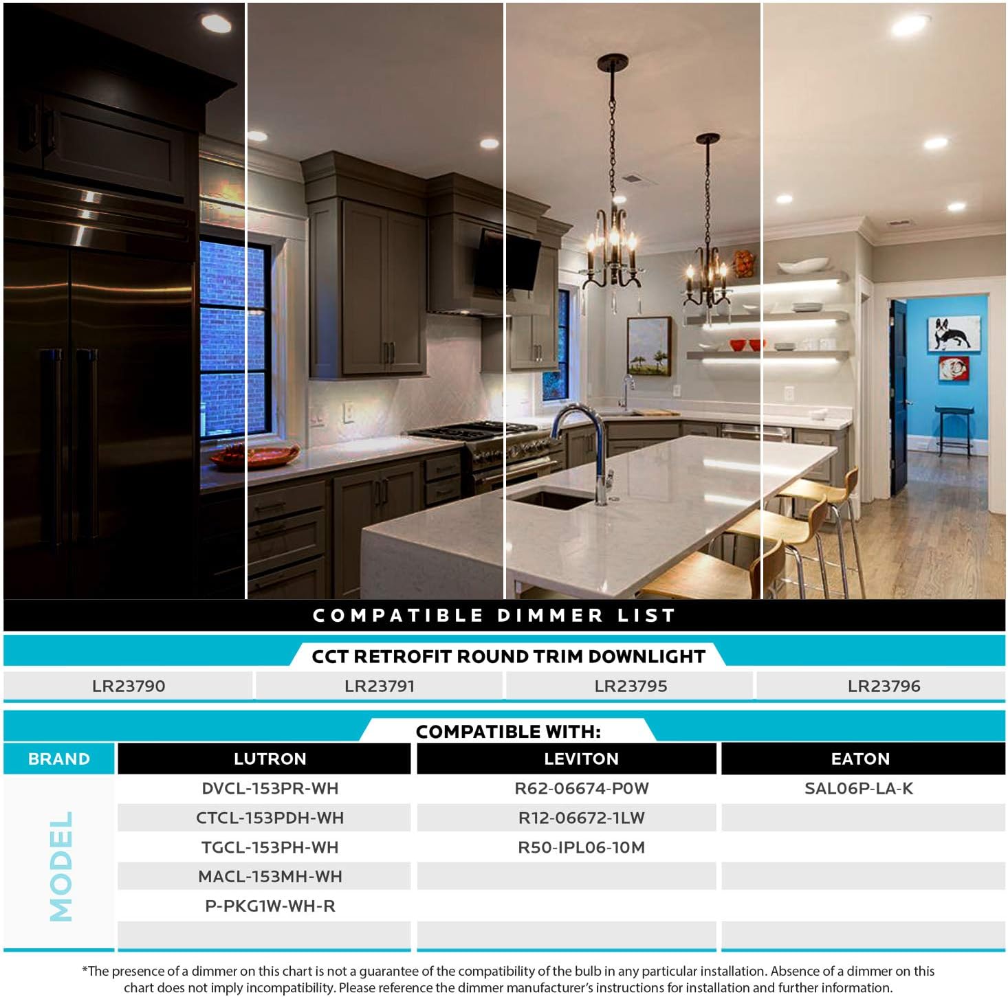 LUXRITE Luces LED empotrables de 4 pulgadas, 10 W  60 W, CCT seleccionable por color 2700 K  3000 K  3500 K  4000 K  5000 K, luces descendentes